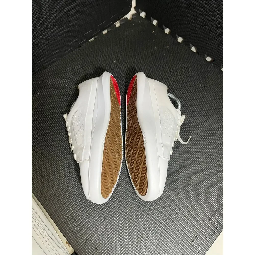 Under Armour White Leather Uas Club Low Sneakers Shoes Size‎ 10.5 Mens
